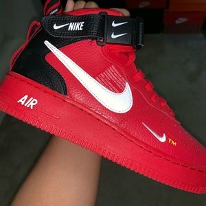 Red Air Force Ones